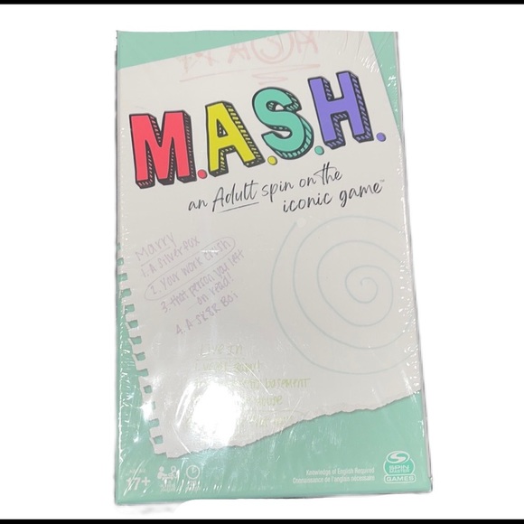 MASH Card Game An Adult Spin on the Iconic Board Game M.A.S.H. NEW - Picture 1 of 2